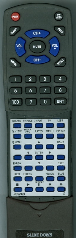 LG AKB72914204 replacement Redi Remote