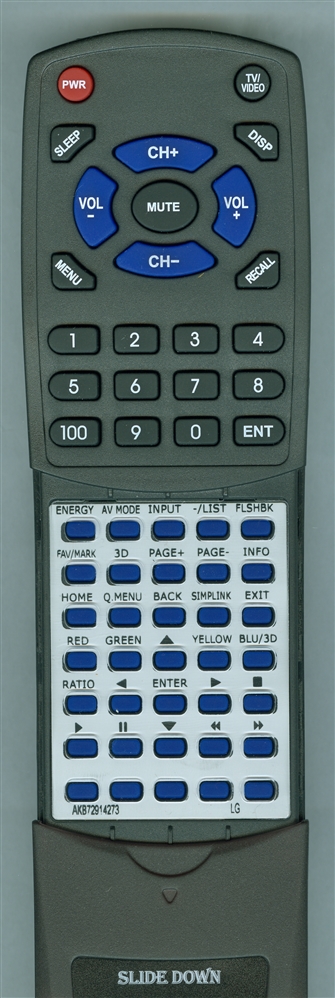 LG AKB72914273 replacement Redi Remote