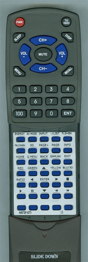 LG AKB72914273 replacement Redi Remote