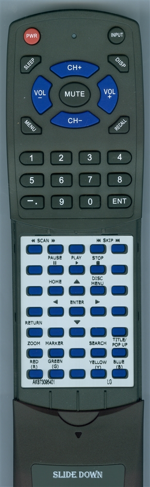 LG AKB73095401 replacement Redi Remote