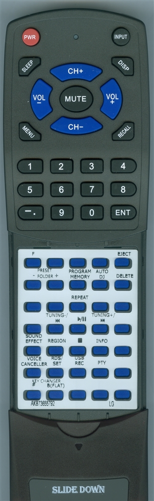 LG AKB73655792 replacement Redi Remote