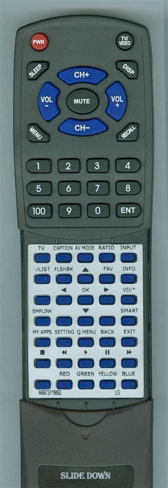 LG AKB73715692 replacement Redi Remote