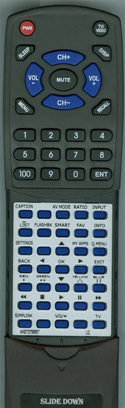 LG AKB73756567 replacement Redi Remote