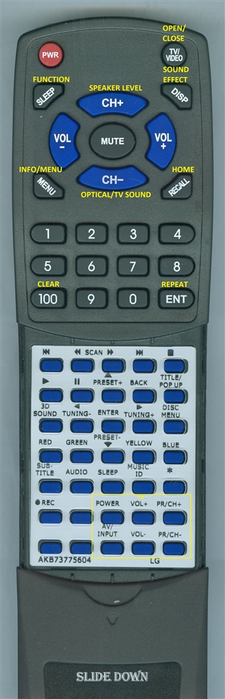 LG AKB73775604 replacement Redi Remote