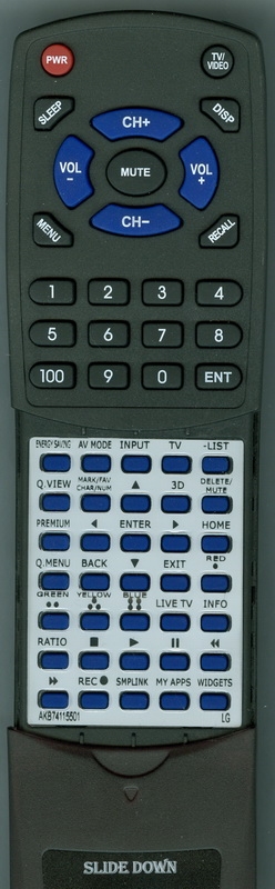 LG AKB74115501 replacement Redi Remote