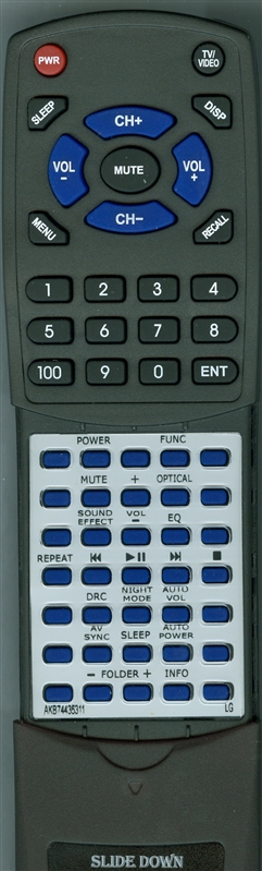 LG AKB74435311 replacement  Redi Remote