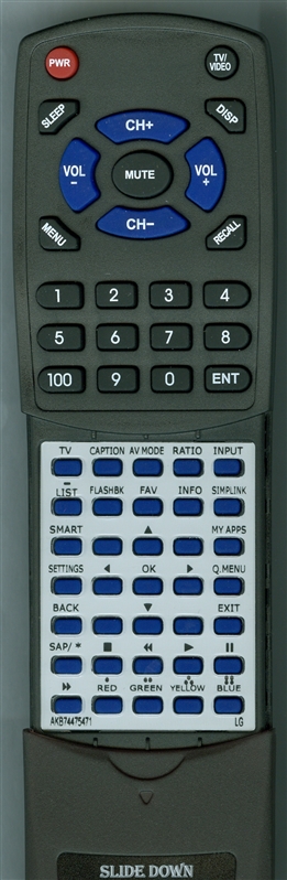 LG AKB74475471 replacement Redi Remote
