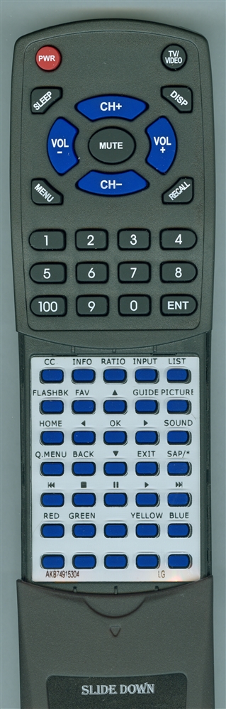 LG AGF76631053 AKB74915304 replacement Redi Remote