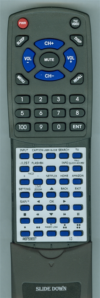 LG AKB75095307 replacement Redi Remote