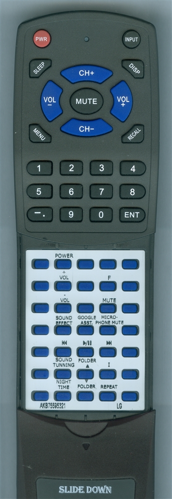 LG AKB75595321 replacement Redi Remote