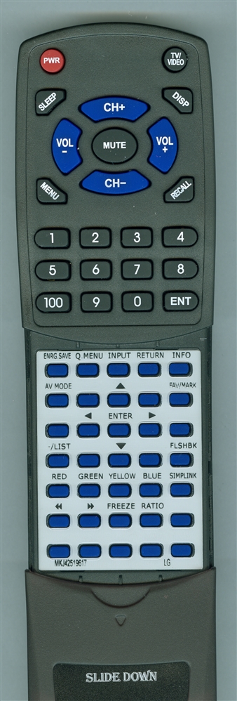 LG MKJ42519617 replacement Redi Remote