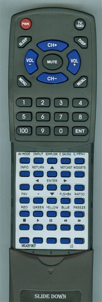 LG MKJ42519637 replacement Redi Remote