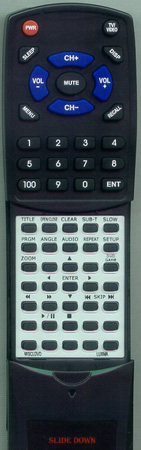 LUXMA MISCLDVD-110REMOTE replacement Redi Remote