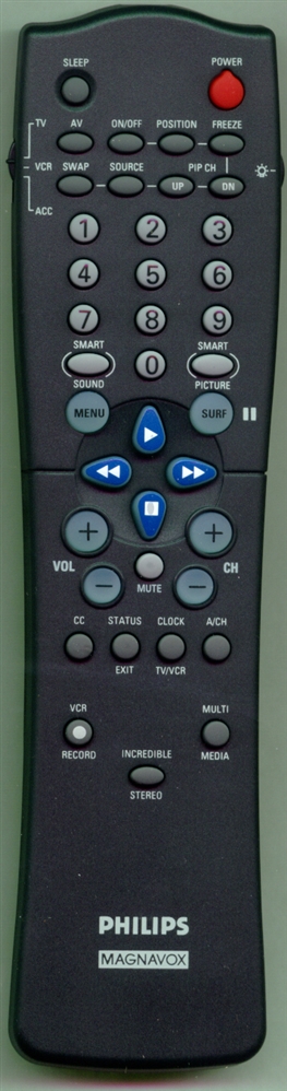 MAGNAVOX 313912875581 RCU81B Refurbished Genuine OEM Remote