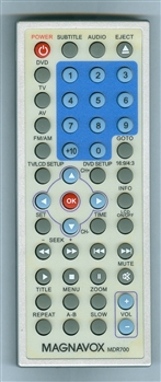 MAGNAVOX 994000002472 MDR700 Refurbished Genuine OEM Remote