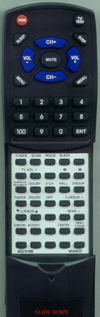 MAGNAVOX 482221810469 replacement Redi Remote