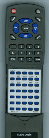 MAGNAVOX 483521917133 VSQS0551 replacement Redi Remote