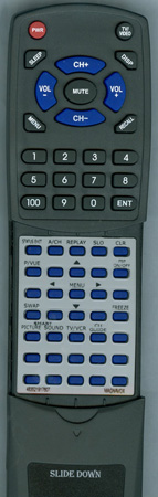 MAGNAVOX 483521917607 M175CDBA02 replacement Redi Remote