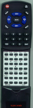 MAGNAVOX 483521917653 M176KDAA01 replacement Redi Remote