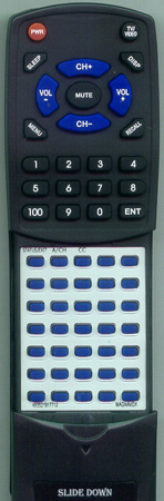 MAGNAVOX 483521917712 RC0801 replacement Redi Remote