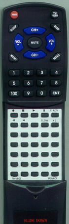 MAGNAVOX 7091400120 VSQS0354 replacement Redi Remote