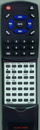 MAGNAVOX 996500014501 replacement Redi Remote