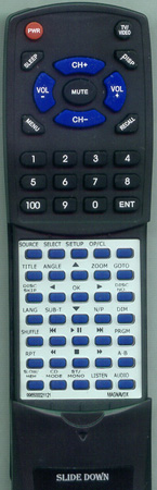 MAGNAVOX 996500021121 RCMRD300 replacement Redi Remote