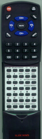 MAGNAVOX 996500037819 replacement Redi Remote