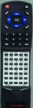 MAGNAVOX 996510002812 RC2034304 replacement Redi Remote