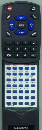 MAGNAVOX 996510012396 RC2034316 replacement Redi Remote