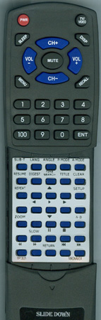 MAGNAVOX MPD835 replacement Redi Remote