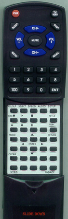 MAGNAVOX NF109UD replacement Redi Remote