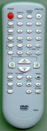 MAGNAVOX NB002UD NB002 Genuine OEM original Remote