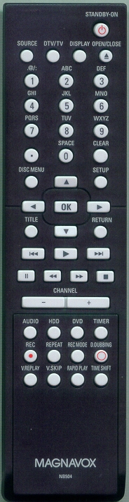 MAGNAVOX NB504UD NB504 Genuine OEM original Remote