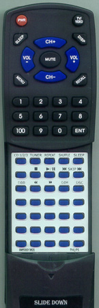 MAGNAVOX 996500013620 00009302 replacement Redi Remote