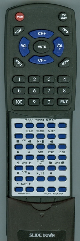 MAGNAVOX 996500018344 replacement Redi Remote