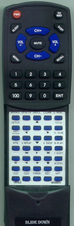 MAGNAVOX NB504UD NB504 replacement Redi Remote