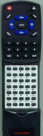 MAGNAVOX NB555UD NB555 replacement Redi Remote