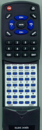 MARANTZ ZK000480R RC7600DV replacement Redi Remote