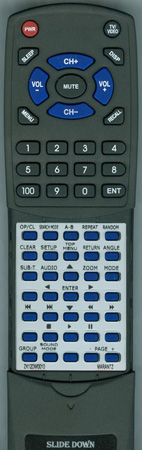 MARANTZ ZK12BW0010 RC6500DV replacement Redi Remote