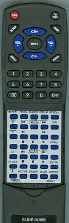 MARANTZ ZK399K0010 RC2100DR replacement Redi Remote