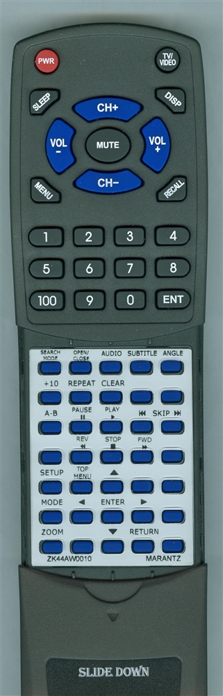 MARANTZ ZK44AW0010 RC6400DV replacement Redi Remote