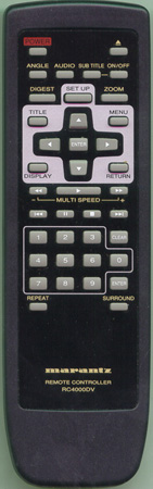 MARANTZ ZK294W0010 RC4000DV Genuine OEM original Remote