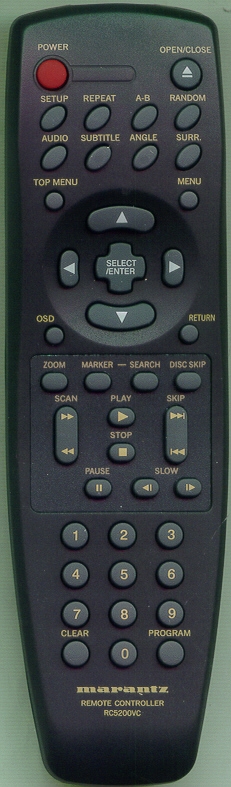 MARANTZ ZK293W0010 RC5000VC Refurbished Genuine OEM Original Remote