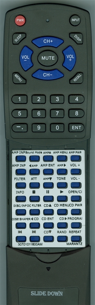 MARANTZ 30701011600AM RC001PMSA replacement Redi Remote