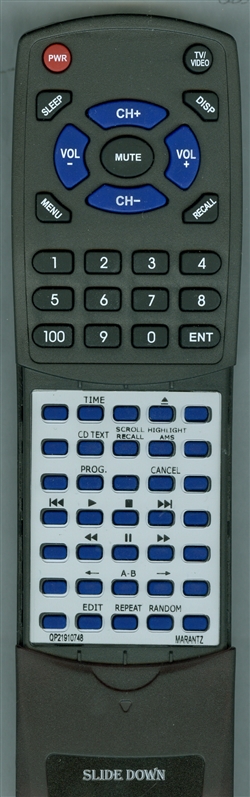 MARANTZ QP21910748 RC6000CD replacement Redi Remote
