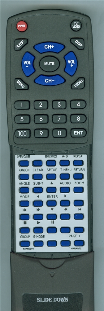 MARANTZ ZK38BW0010 RC6600DV replacement Redi Remote
