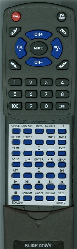MARANTZ ZK04AJ0010 RC-11PMS1 replacement Redi Remote