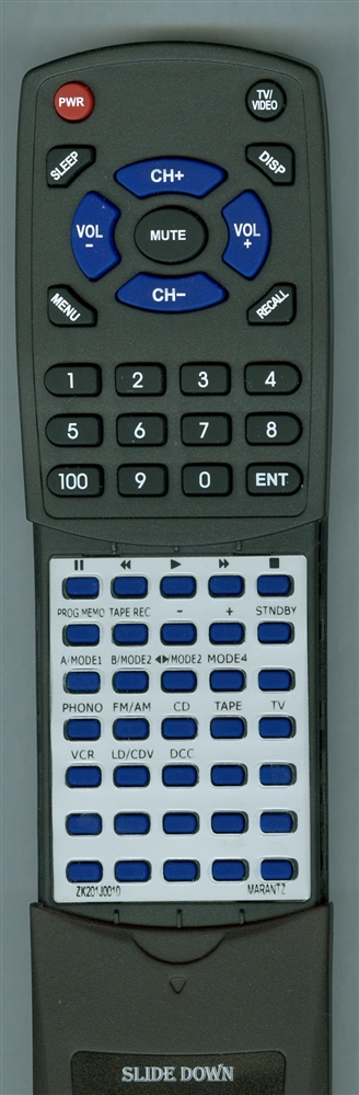 MARANTZ ZK201J0010 RC63SR replacement Redi Remote