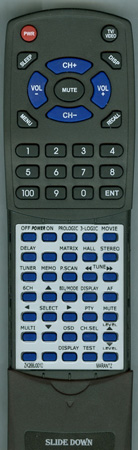 MARANTZ ZK268J0010 RC870SR replacement Redi Remote
